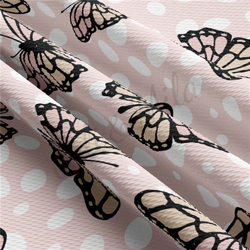 Monarch Butterflies Butterfly Liverpool Fabric AA701 & Get a Free $89.99 Embroidery Bundle