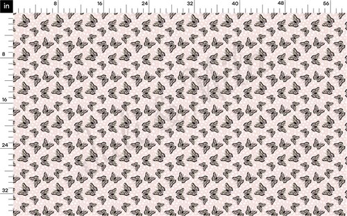 Monarch Butterflies Butterfly Liverpool Fabric AA701 & Get a Free $89.99 Embroidery Bundle