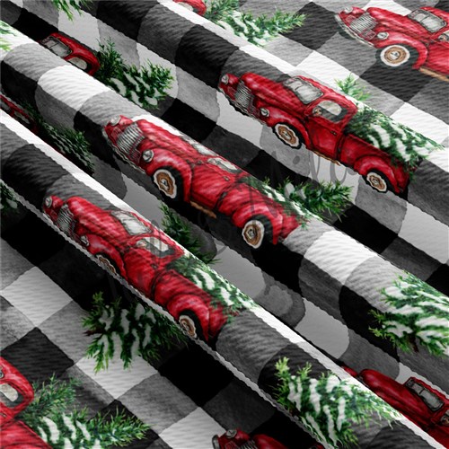 Christmas Liverpool Bullet Textured Stretch Solid Strip Thick Knit Jersey Fabric