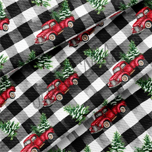 Christmas Liverpool Bullet Textured Stretch Solid Strip Thick Knit Jersey Fabric