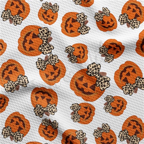 Fall Pumpkin Printed Liverpool 4 Way Fabric AA1508 & Get a Free $89.99 Embroidery Bundle