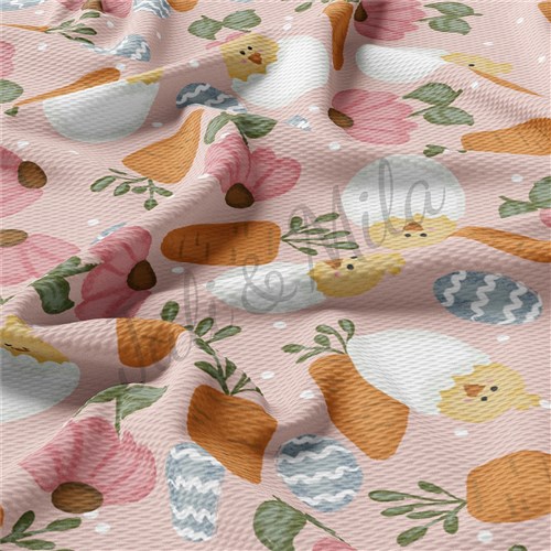Easter TBP102 Liverpool Bullet Textured Stretch Solid Strip Thick Knit Jersey Fabric