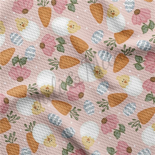 Easter TBP102 Liverpool Bullet Textured Stretch Solid Strip Thick Knit Jersey Fabric