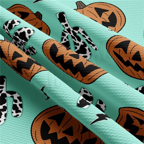 Autumn Fall Halloween Printed Liverpool Fabric AA1968 & Get a Free $89.99 Embroidery Bundle