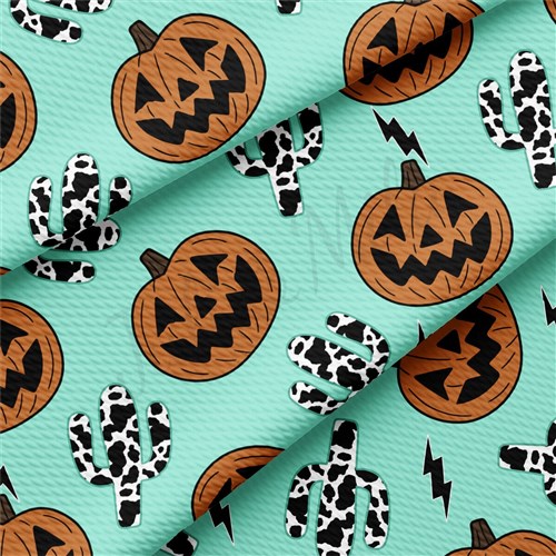 Autumn Fall Halloween Printed Liverpool Fabric AA1968 & Get a Free $89.99 Embroidery Bundle