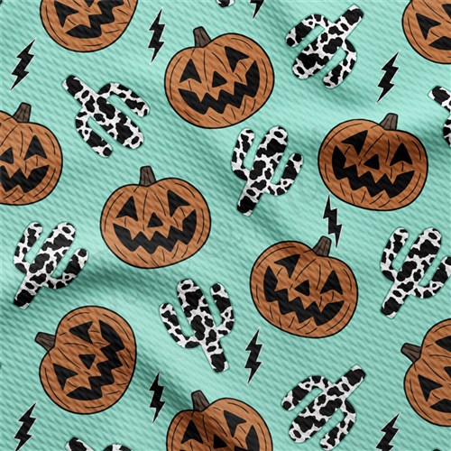 Autumn Fall Halloween Printed Liverpool Fabric AA1968 & Get a Free $89.99 Embroidery Bundle