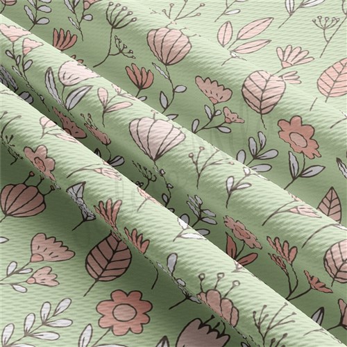 Floral AA2384 Floral Liverpool Bullet Textured Stretch Solid Strip Thick Knit Jersey Fabric