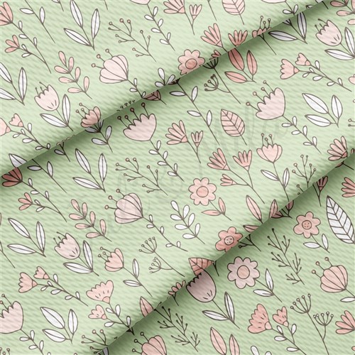 Floral AA2384 Floral Liverpool Bullet Textured Stretch Solid Strip Thick Knit Jersey Fabric