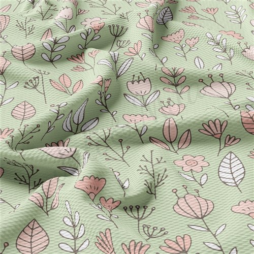Floral AA2384 Floral Liverpool Bullet Textured Stretch Solid Strip Thick Knit Jersey Fabric