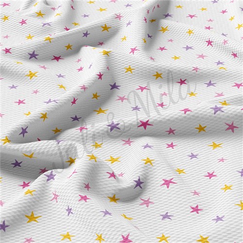 Printed Liverpool Bullet Textured Stretch Solid Strip Thick Knit Jersey Fabric