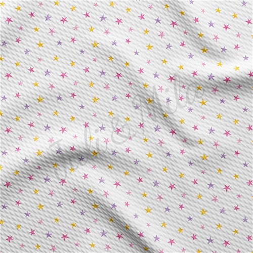 Printed Liverpool Bullet Textured Stretch Solid Strip Thick Knit Jersey Fabric