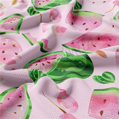 Watermelon Summer Bullet Printed Fabric AA918 & Get a Free $89.99 Embroidery Bundle