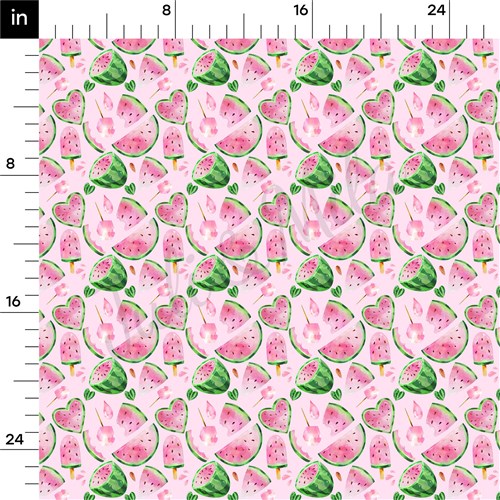 Watermelon Summer Bullet Printed Fabric AA918 & Get a Free $89.99 Embroidery Bundle