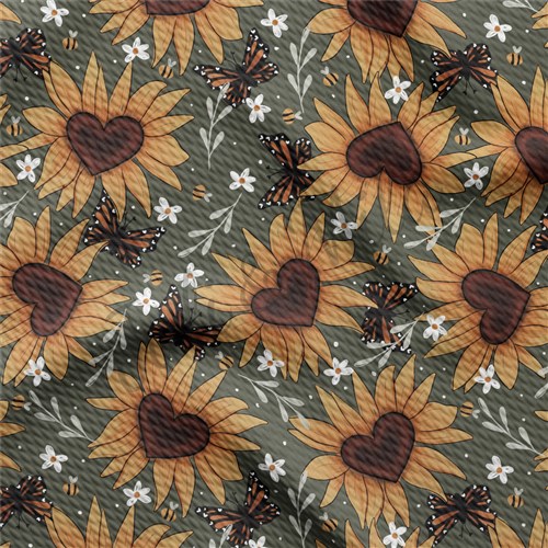 Valentine's Day Printed Liverpool Bullet Textured Stretch Solid Strip Thick Knit Jersey Fabric