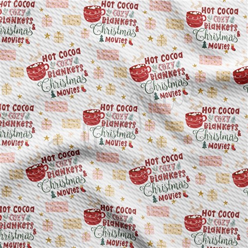 Christmas Liverpool Bullet Textured Stretch Solid Strip Thick Knit Jersey Fabric