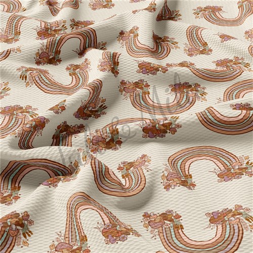 Printed Liverpool Bullet Textured Stretch Solid Strip Thick Knit Jersey Fabric