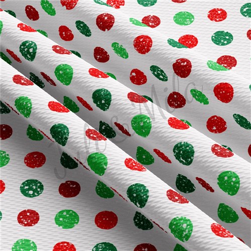Christmas christmaseries214 Liverpool Bullet Textured Stretch Solid Strip Thick Knit Jersey Fabric