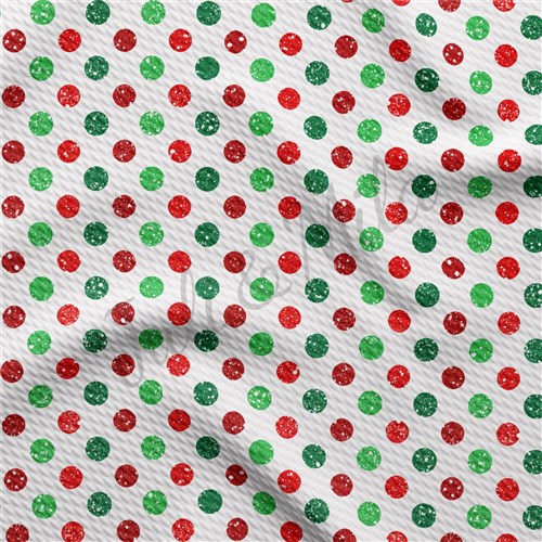 Christmas christmaseries214 Liverpool Bullet Textured Stretch Solid Strip Thick Knit Jersey Fabric
