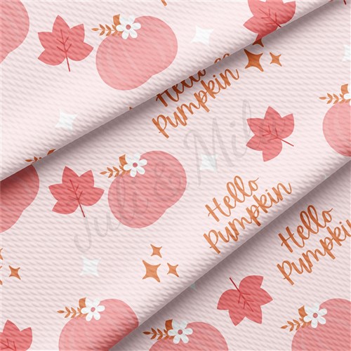 Fall Halloween Hello Pumpkin Printed Liverpool AA1590 & Get a Free $89.99 Embroidery Bundle
