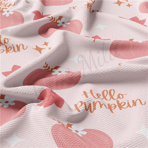 Fall Halloween Hello Pumpkin Printed Liverpool AA1590 & Get a Free $89.99 Embroidery Bundle