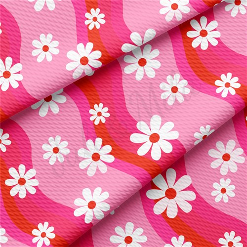 Valentine's Day Liverpool Bullet Textured Stretch Solid Strip Thick Knit Jersey Fabric