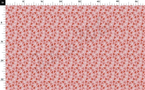 Valentine's Day Printed Liverpool Bullet Textured Stretch Solid Strip Thick Knit Jersey Fabric