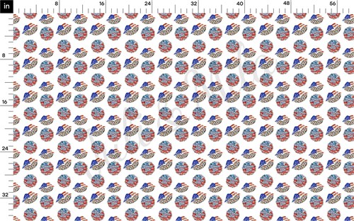 American Babe Patriotic 4th of July Printed Liverpool AA1370 & Get a Free $89.99 Embroidery Bundle