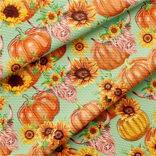 Fall Autumn Tree Liverpool Bullet Textured Stretch Solid Strip Thick Knit Jersey Fabric