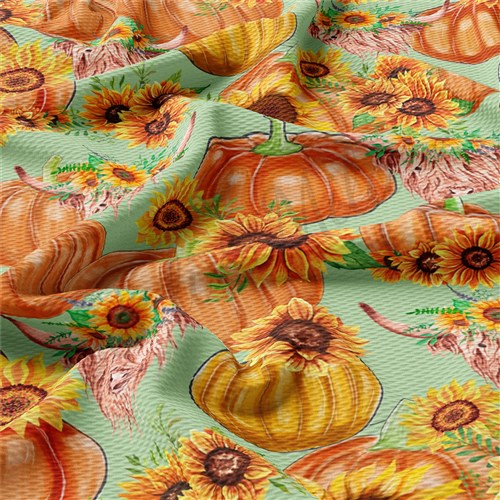 Fall Autumn Tree Liverpool Bullet Textured Stretch Solid Strip Thick Knit Jersey Fabric