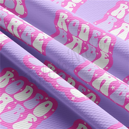 Rodeo Babe Printed Liverpool Bullet Textured Stretch Solid Strip Thick Knit Jersey Fabric