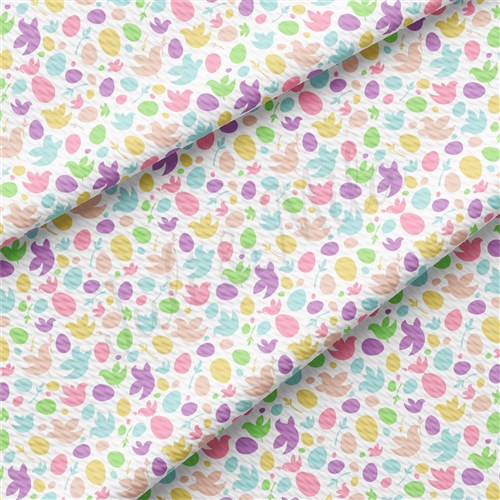 Easter AA2334 Liverpool Bullet Textured Stretch Solid Strip Thick Knit Jersey Fabric