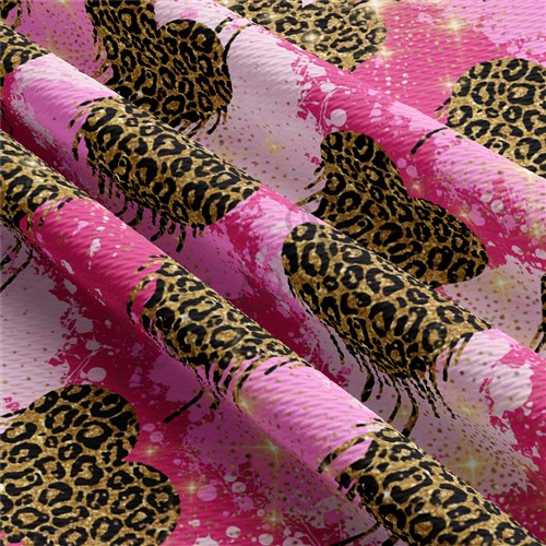 Valentine's Day Printed Liverpool Bullet Textured Stretch Solid Strip Thick Knit Jersey Fabric