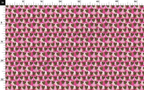 Valentine's Day Printed Liverpool Bullet Textured Stretch Solid Strip Thick Knit Jersey Fabric