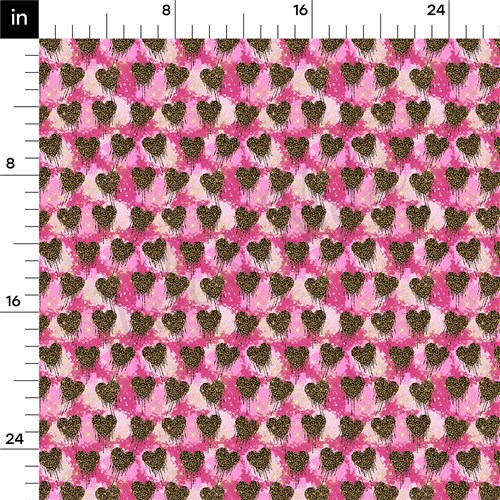 Valentine's Day Printed Liverpool Bullet Textured Stretch Solid Strip Thick Knit Jersey Fabric