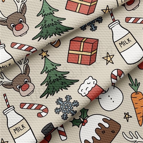 Christmas Printed Liverpool Fabric AA2101 & Get a Free $89.99 Embroidery Bundle
