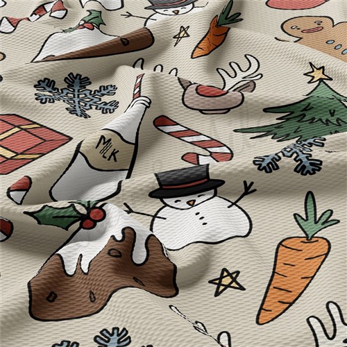 Christmas Printed Liverpool Fabric AA2101 & Get a Free $89.99 Embroidery Bundle