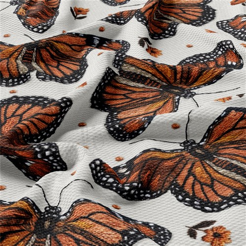 Butterfly Embroidery Print Floral Printed Liverpool AA1978 & Get a Free $89.99 Embroidery Bundle