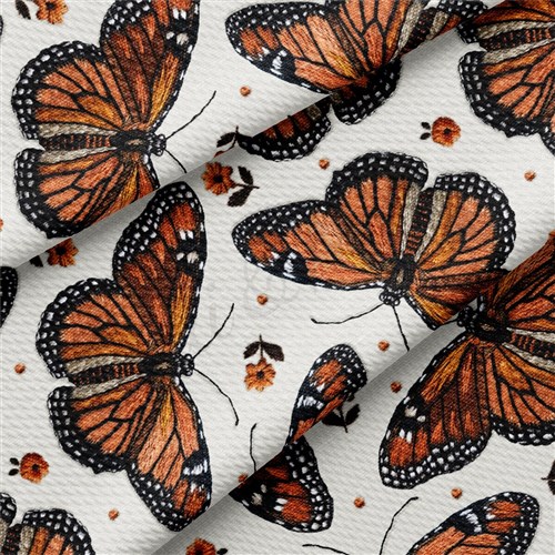 Butterfly Embroidery Print Floral Printed Liverpool AA1978 & Get a Free $89.99 Embroidery Bundle