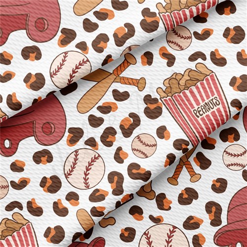 Printed Liverpool Fabric AA2509 Baseball & Get a Free $89.99 Embroidery Bundle