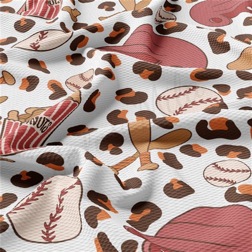 Printed Liverpool Fabric AA2509 Baseball & Get a Free $89.99 Embroidery Bundle