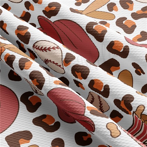 Printed Liverpool Fabric AA2509 Baseball & Get a Free $89.99 Embroidery Bundle