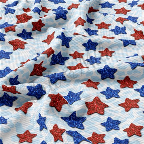 Patriotic 4th of July Liverpool Fabric PT65 TBP102 & Get a Free $89.99 Embroidery Bundle