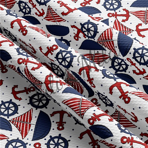 Sailor Printed Liverpool 4 Way Fabric sailor1 & Get a Free $89.99 Embroidery Bundle