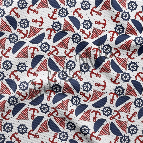 Sailor Printed Liverpool 4 Way Fabric sailor1 & Get a Free $89.99 Embroidery Bundle