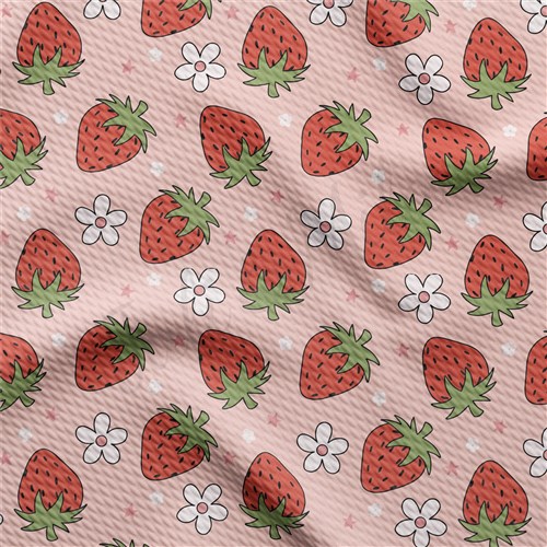 Summer Printed Liverpool Bullet Textured Stretch Solid Strip Thick Knit Jersey Fabric