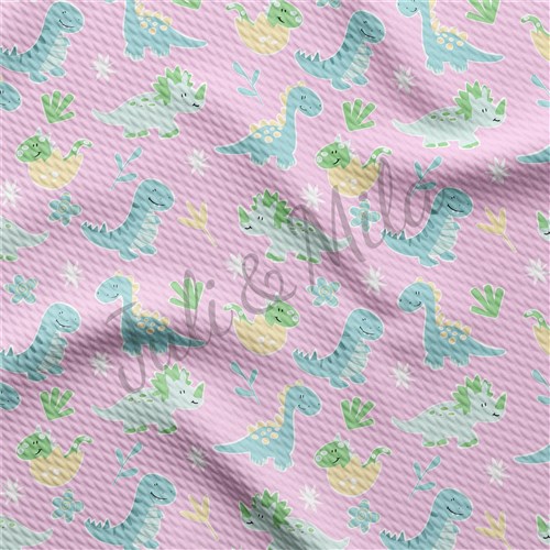 Dino Printed Liverpool 4 Way Fabric AA508 & Get a Free $89.99 Embroidery Bundle