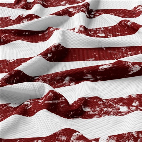 Horizontal Distressed Strips 4th of July Patriotic Printed Liverpool AA1535 & Get a Free $89.99 Embroidery Bundle