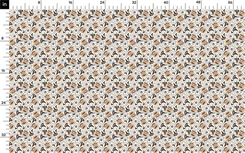 Autumn Fall Halloween Printed Liverpool Fabric AA1831 & Get a Free $89.99 Embroidery Bundle