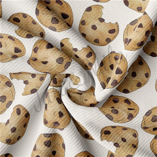 Chocolate Chip Cookies Liverpool Fabric AA126 TBP102 & Get a Free $89.99 Embroidery Bundle