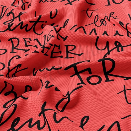 Valentine's Day Liverpool Bullet Textured Stretch Solid Strip Thick Knit Jersey Fabric